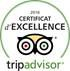 Certificat d'excellence tripadvisor